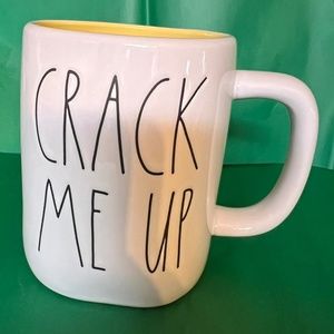 Rae Dunn "CRACK ME UP" mug